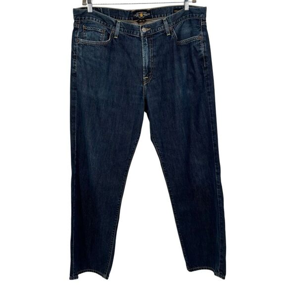 Lucky Brand vintage Straight Leg Jeans Men’s Size 38 X 30 - Picture 1 of 9